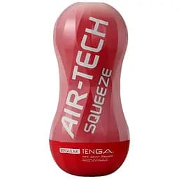 Мастурбатор Tenga Air-Tech Squeeze класичний, регульований повітряний тиск, збалансована стимуляція