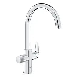 Смеситель для кухни с подключением питьевой воды Grohe Blue Pure BauCurve 30580000 Хром