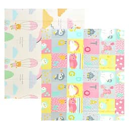 Дитячий двосторонній складний килимок Poppet Стікери та Казковий політ, 200x180x1 см (PP010-200)