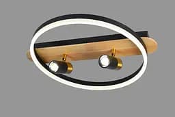 Люстра потолочная светодиодная Valeso 77084/1+2S черный