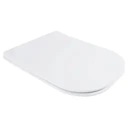 Сиденье для унитаза Mixxus Seat Cover Wave-2001 с микролифтом 430x338х35 мм MI6693, Белый