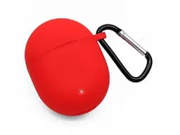 Чохол-накладка DK Silicone Candy Friendly з карабіном для Google Pixel Buds 2 (011407) (red) - мініатюра 3