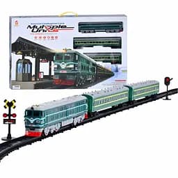 Дитяча залізниця Multiple Units зі звуком і світлом зелений (22915)