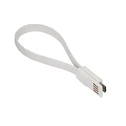 Кабель Sumdex USB - micro USB V 2.0 (M/M), з магнітом, 0.21 м, White (DCU-1022WT)_OEM (DCU-1022WT/OEM)
