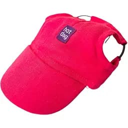 Кепка Hat-Dog 3/M лен малиновая с регулируемой затяжкой 98