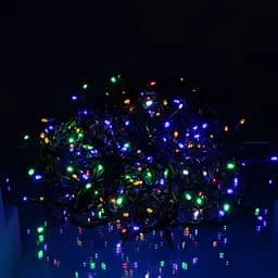 Уличная гирлянда Бахрома GarlandoPro 25 м 405 LED черная проволока Мультиколор 25MBML