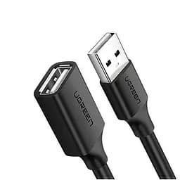 Кабель UGREEN US103 USB 2.0 A Male to A Female Cable 1.5m (Black)(UGR-10315)