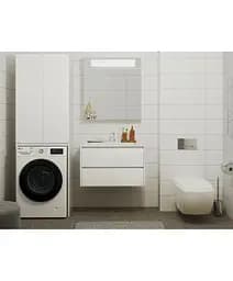 Пенал Мойдодир Soft Line П-66 над пральною машинкою, Білий - мініатюра 6