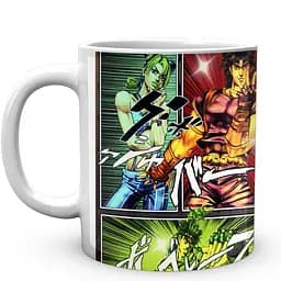 Кружка GeekLand Невероятные приключения ДжоДжо JoJo's Bizarre Adventure Главные герои Коллаж JJ 02.412 330 мл белая