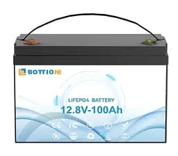 Аккумуляторная батарея для ИБП, инвертора LiFePO4 Bottione 12.8V 100Ah BMS 1280Wh с зарядкой - мініатюра 2