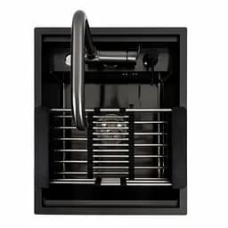 Кухонна мийка CM 40x50 прихована PVD чорна Platinum Handmade, Чорний - мініатюра 5