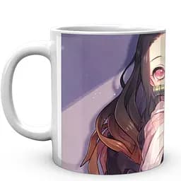 Кружка GeekLand Kimetsu no Yaiba Клинок, который уничтожает демонов Незуко KY 002.09 330 мл белая