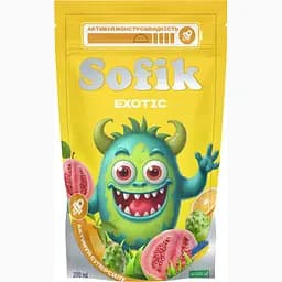 Напій соковий Sofik Exotic зі смаком гуави безалкогольний негазований 200 мл															