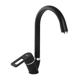 Змішувач для кухні Zerix Z5130-6 black ZX0356 Чорний матовий