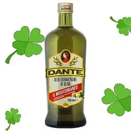 Оливковое масло Dante Extra Virgin Dante Il Mediterraneo первого холодного отжима 0.75 л
