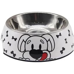 Миска для собак Nunbell со сменной металлической вставкой 14 см