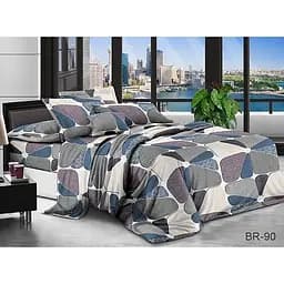 Комплект постільної білизни TAG Tekstil Євро 000247799 (BR-90)