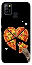 Чехол itsPrint Pizza Love Cat для Infinix Hot 10 Lite