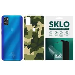 Захисна плівка SKLO Back (тил) Camo для ZTE Blade A31 Зелений / Army Green