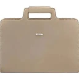 Сумка для ноутбука і документів BlankNote Жіноча шкіряна світло-бежева
