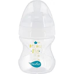 Дитяча пляшечка Nuvita 6011 Mimic Collection антиколікова 0+ 150 мл біла NV6011BIANCO