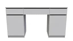 Стіл комп'ютерний Віто 2 Ferrum-decor 750x1400x500 ДСП Біле 16 мм (FRD-104830)