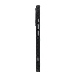 Карбоновый чехол для Apple iPhone 17, LikeCarbon2 MagCase, черный, тонкий защитный чехол-панель из поликарбоната с магнитами N52, MagSafe, противоударный, совместим с беспроводной зарядкой, приподнятые края для защиты камеры, ArmorStandart (ARM88379) - мініатюра 6