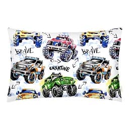 Набір наволочок Cosas Brave cars 50х70 см сірий (SetPillow_BraveCars_50х70)