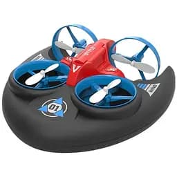 Квадрокоптер JJRC H101 Vehicle Drone Boat 3in1 Red-Blue [119036]