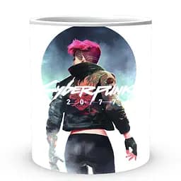 Кружка GeekLand Cyberpunk 2077 Киберпанк 2077 вид со спины CY 02.588 330 мл белая