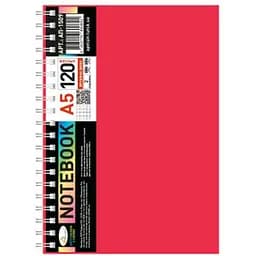 Блокнот А5 Апельсин Б-БП5-120 Red 120 аркушів пружина збоку