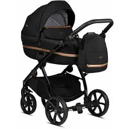 Коляска Tutis Uno 3 Plus Black Edition Copper, 2 в 1, чорна (1072199) - мініатюра 4