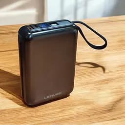 Зовнішній акумулятор Power bank LENYES PX270D 20000 mAh, PD22,5W + швидке заряджання батарея заряджання Чорний - мініатюра 2