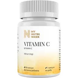 Вітамін С My Nutri Week 500 мг 60 капсул