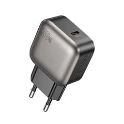 Адаптер сетевой Borofone Absolute single-port charger BAS53A | 1Type-C, 20W/3A, PD/QC|