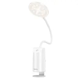 Настільна LED лампа Hoco HX10 Clip table lamp (1200mAh) White - мініатюра 7