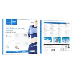 Ваги підлогові HOCO HI21 Smart body fat scale White - мініатюра 2