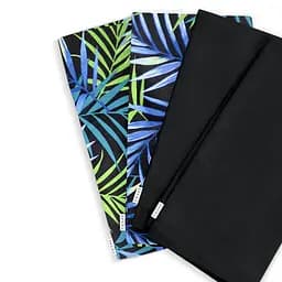 Набір серветок Cosas Tropical & Panther 4 шт. 35х35 см різнобарвний/чорний (Set-4Serv_FoliageBlack_RfBlack_35)