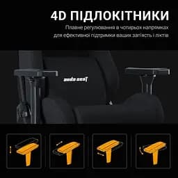 Ігрове крісло Anda Seat Kaiser 2 Pro Grey Fabric Size XL (AD12YXL-17-G-F-G01) - мініатюра 13