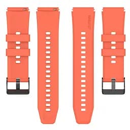 Браслет GT для Samsung Galaxy Watch 5 - помаранчевий ширина кріплення 20мм силікон Watchbands (W45-5WB38339937) - мініатюра 5