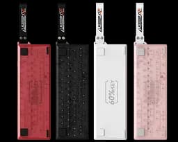 Ігрова магнітна дротова клавіатура DAREU COOL60 / Magnetic Switch / Hot-Swappable / Pink - мініатюра 2