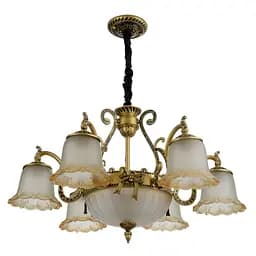 Люстра підвісна Brille прованс E27 60WBZ (BKL-686S/9)