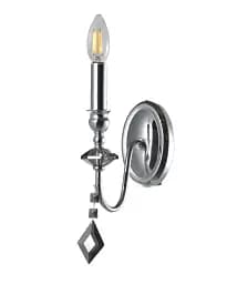 Бра, настінний світильник Edlin PL2417-1W Vanessa E14 1x12W IP20 хром