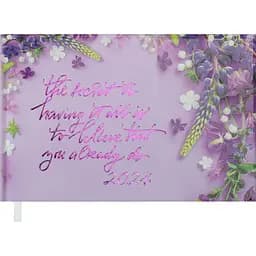 Еженедельник датирован Buromax Pretty 2024  фиолетовый (BM.2812-07)