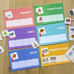 Логічна гра Ranok Creative Вивчай форми 24 картки 918002 - мініатюра 3
