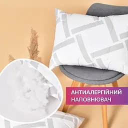 Набір подушок 2 шт Elegantly 50х70 см з блискавкою штучний пух 8-35570 - мініатюра 3