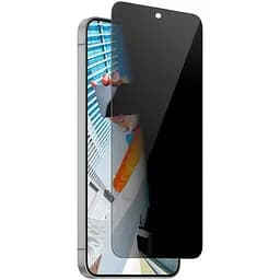 Захисне скло DK для Samsung Galaxy S24 S921 Антишпигун Full Glue 020462 black