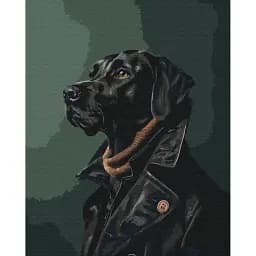 Картина за номерами Brushme Джентльмен в тренчі 40x50 см