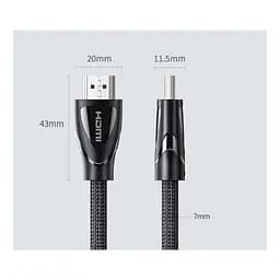 Кабель мультимедійний HDMI M to HDMI M 3.0m V2.1 Ugreen (80404) - мініатюра 4