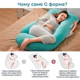 Подушка кокон для вагітних та годування - мініатюра 4